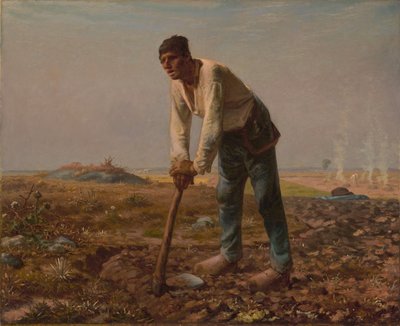 Mand med hakke af Jean Francois Millet