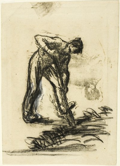 Bondegravning af Jean Francois Millet