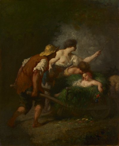 Retur fra markerne af Jean Francois Millet