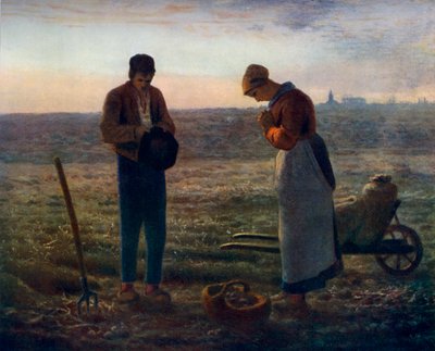 Angelus, 1857-1859, 1912. af Jean Francois Millet