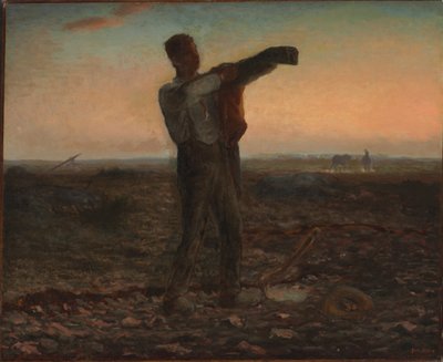 The End of the Day, Effekt af aften af Jean Francois Millet