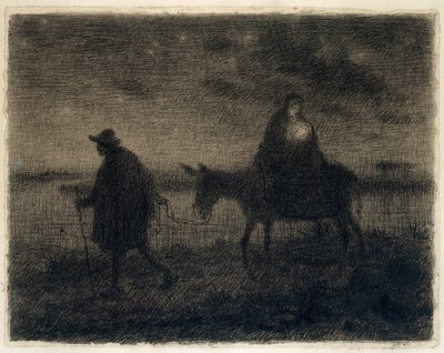Flugten til Egypten af Jean Francois Millet
