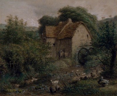Den Gamle Mølle af Jean-Francois Millet
