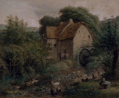 Den Gamle Mølle af Jean Francois Millet