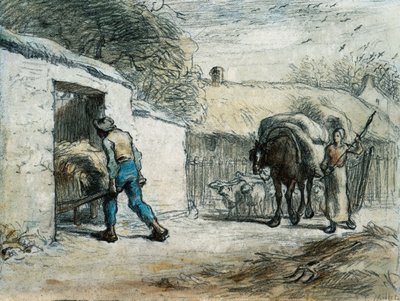 Tilbagekomsten fra marken af Jean Francois Millet