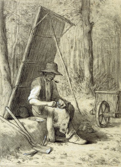 The Road Mender, af Jean Francois Millet