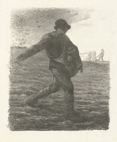Såmanden, 1851 af Jean Francois Millet