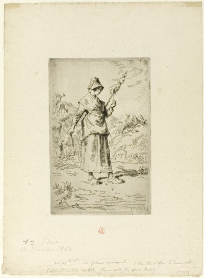 Spinneren af Jean Francois Millet