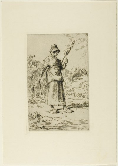 Spinneren af Jean Francois Millet