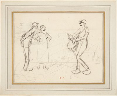 Tre figurer af Jean-Francois Millet
