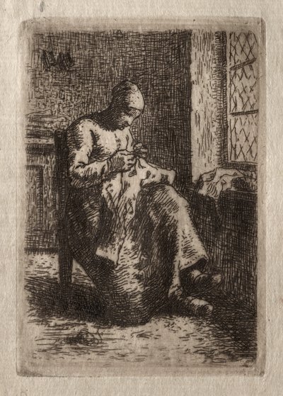 Kvinde syning af Jean Francois Millet