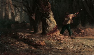 Træhugger i Skoven af Jean Francois Millet