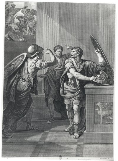 Arcan og Mithridate, illustration fra 