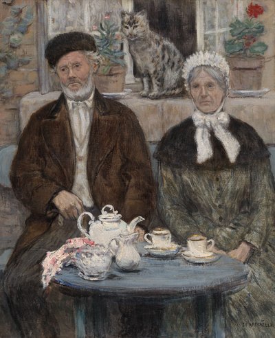 Eftermiddagste af Jean Francois Raffaelli