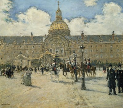 Hotel des Invalides af Jean Francois Raffaelli