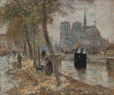 Notre Dame de Paris af Jean Francois Raffaelli