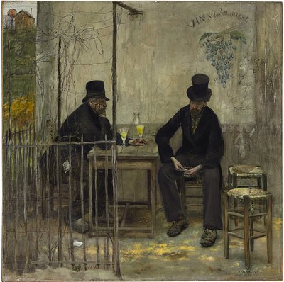 Absintdrikkerne af Jean Francois Raffaelli