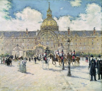 Hotel des Invalides af Jean Francois Raffaelli