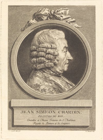 Jean Baptiste Simeon Chardin af Jean Francois Rousseau