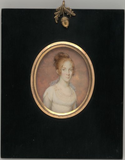 Mrs. Nathaniel Bowen Margaret Blake, ca. 1805. af Jean Francois Vallee