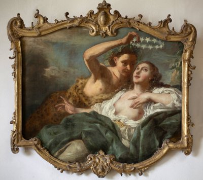 Bacchus og Ariane. Maleri af Jean Francois de Troy (1679-1752). Olie på lærred af Jean François de Troy