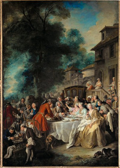 En frokost på jagt ... af Jean François de Troy