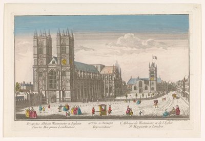 Udsigt over Westminster Abbey og St Margaret