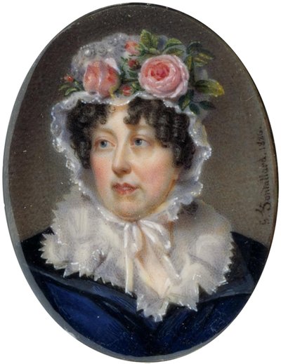 Armbånd med portræt af Lady Susan Murray af Jean-François Gérard Fontallard