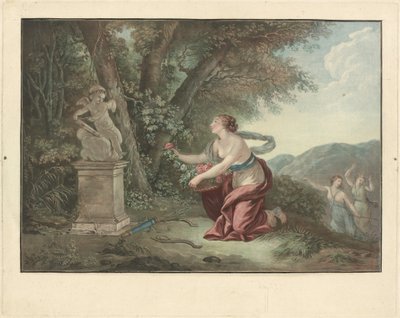 Tilbyder at elske af Jean François Janinet after Jean Jacques Lagrenée II