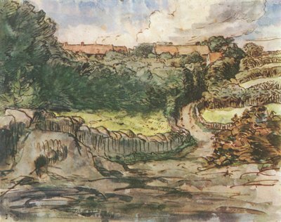 Tysk: Fætter-kusine-gården i Gréville af Jean Francois Millet