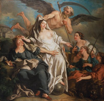 Tiden afslører sandheden, 1733 af Jean François de Troy