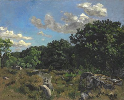 Landskab ved Chailly, 1865 af Jean Frederic Bazille