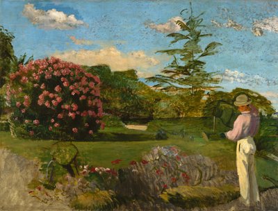 Den lille gartner, c.1866-67 af Jean Frederic Bazille