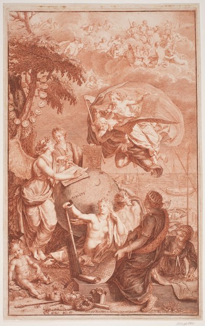 Allegori over skibsfarten af Jean Frederic Herman
