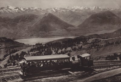Bei Station Rigi Kulm (s/h foto) af Jean Gaberell