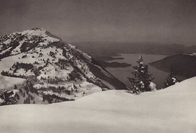 Rigi im Winter (s/h foto) af Jean Gaberell