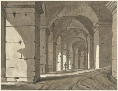 Ansigt i Colosseum af Jean Grandjean