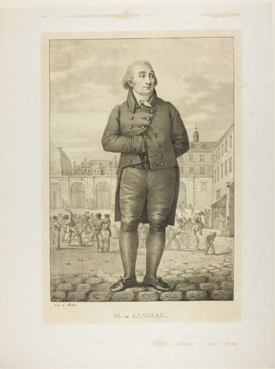 Portræt af M. de Lanneau af Jean Henri Marlet