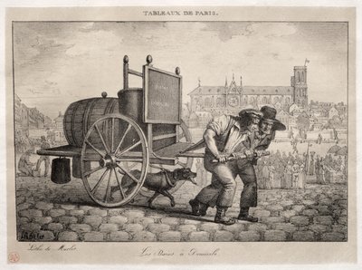 Scenes of Paris: Baths at Home af Jean Henri Marlet