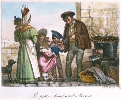 De små kastanjekendere, ca. 1810-20 af Jean Henri Marlet