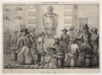 Scenes of Paris: The Water Carriers af Jean Henri Marlet