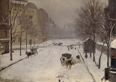 Rennes Raspail Crossroads, ca. 1889 af Jean Henri Zuber