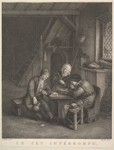 Det afbrudte spil Det afbrudte spil, 1730-68. af Jean Heudelot