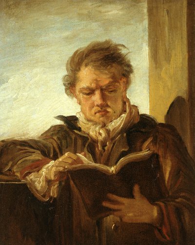 Fragonard - Hubert Robert, Mandel 608 af Jean Honore Fragonard