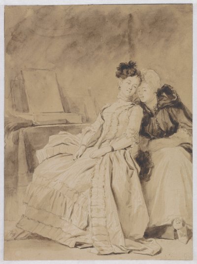 Den intime samtale af Jean Honore Fragonard