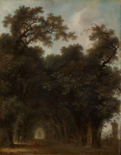 A Shaded Avenue, ca. 1775. af Jean Honore Fragonard