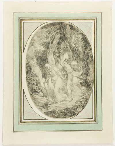Allegori-genial kærlighed af Jean Honore Fragonard