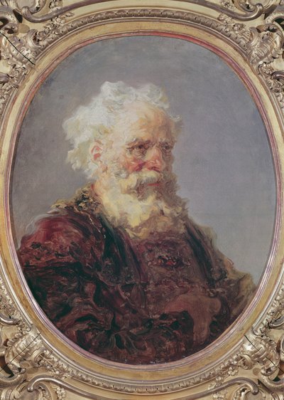 En ældre, hvidhåret mand, ca. 1767 af Jean Honore Fragonard