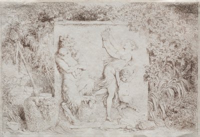 bachchanal af Jean Honore Fragonard