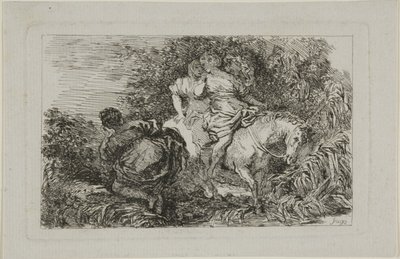 Cloelia og hendes ledsagere af Jean Honore Fragonard